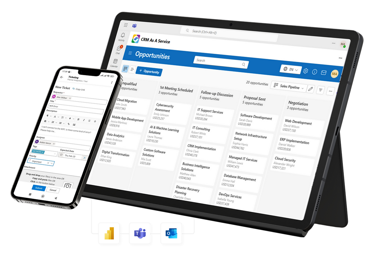 Ferramentas de produtividade modernas para o microsoft teams teamswork